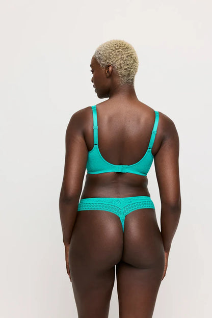 Palermo Thong In Sunny Teal - Prima Donna Twist