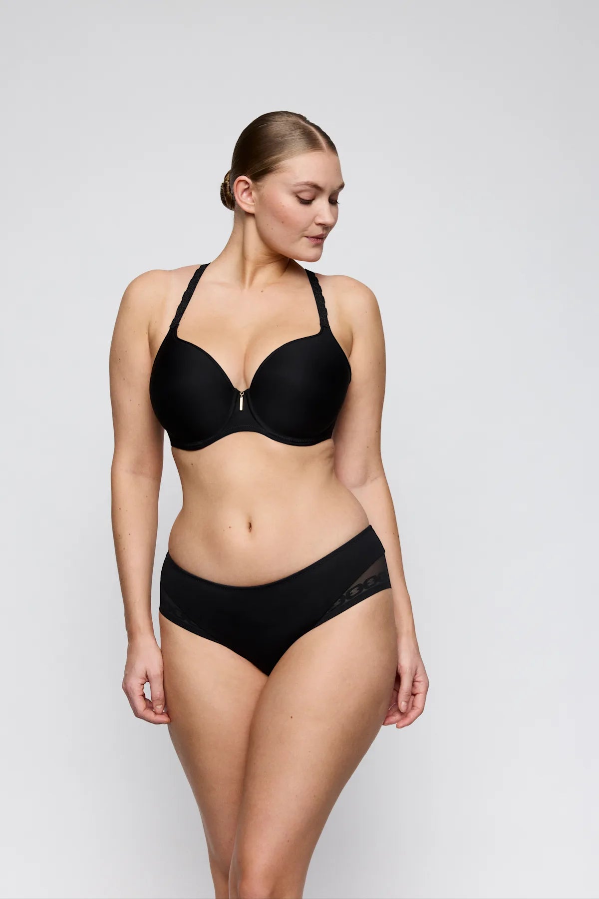 Twixie Padded Heartshape Bra In Black - Prima Donna