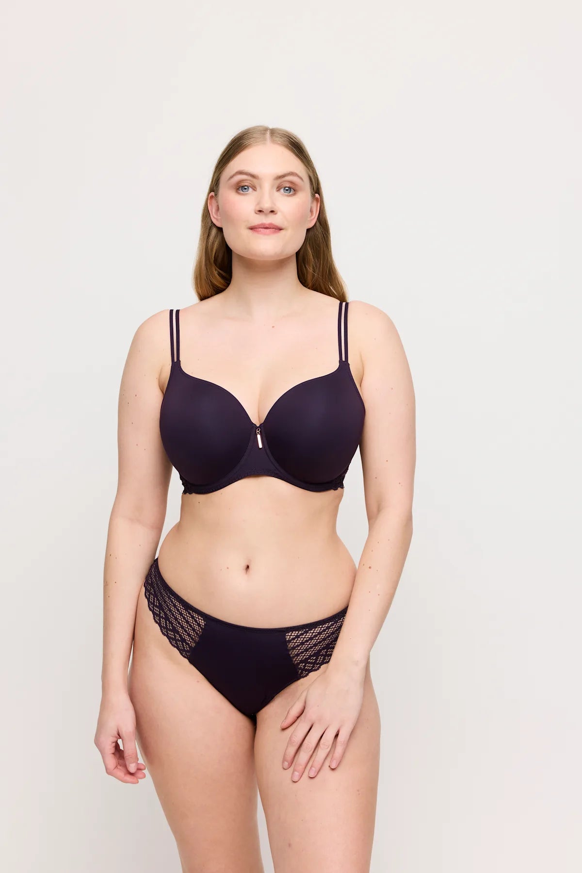 East End Padded Heartshape Bra In Amethist - Prima Donna Twist