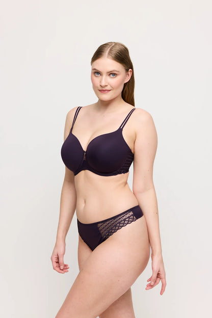 East End Padded Heartshape Bra In Amethist - Prima Donna Twist