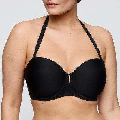 Twixie Padded Strapless Bra In Black - Prima Donna