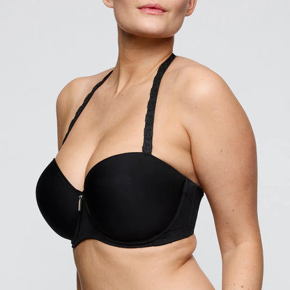 Twixie Padded Strapless Bra In Black - Prima Donna