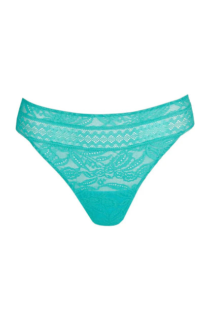 Palermo Thong In Sunny Teal - Prima Donna Twist