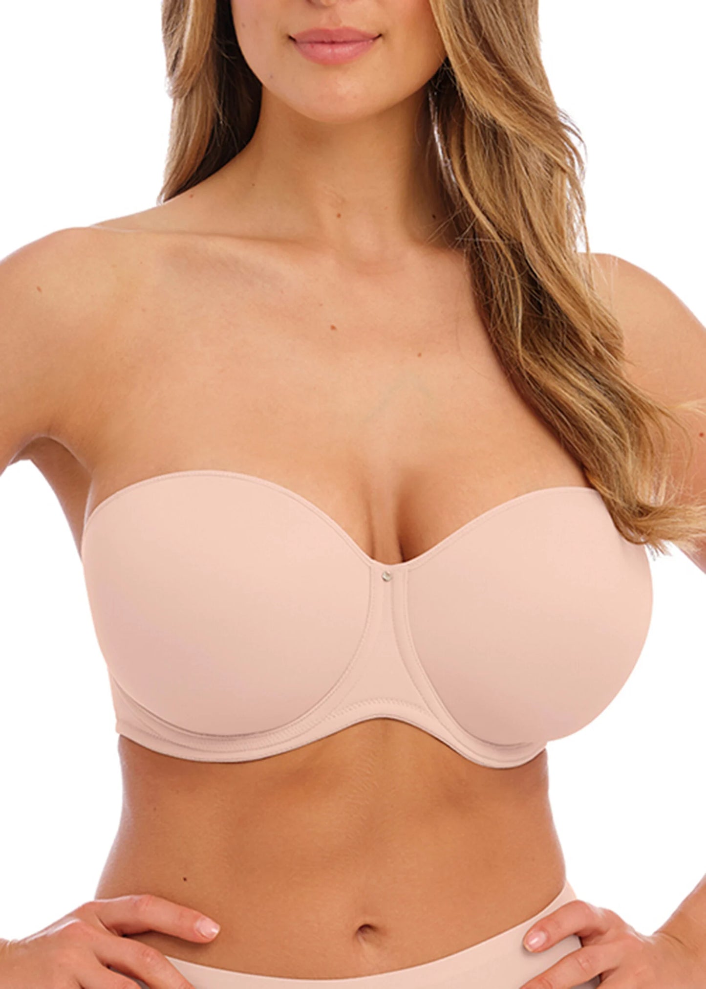 Aura UW Moulded Strapless Bra In Beige - Fantasie
