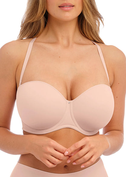 Aura UW Moulded Strapless Bra In Beige - Fantasie