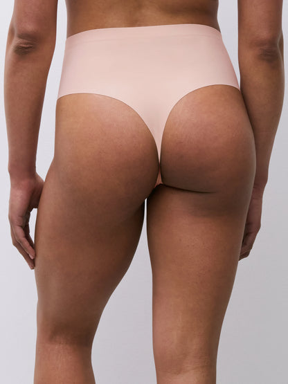 Defi High Rise Thong In Nude Blush - Chantelle