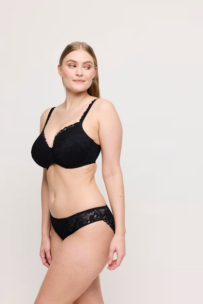 Rupi Padded Heartshape Bra In Black - Prima Donna Twist