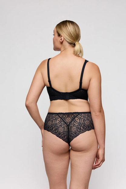 Salerno Luxury Thong In Midnight Blue - Prima Donna