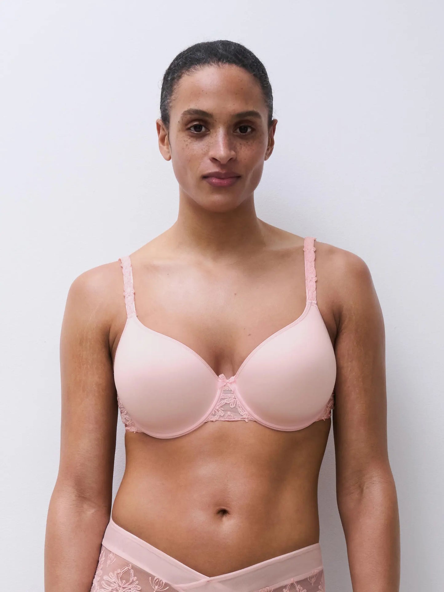 Champs Elysees Memory Foam T-Shirt In Pink Cloud - Chantelle