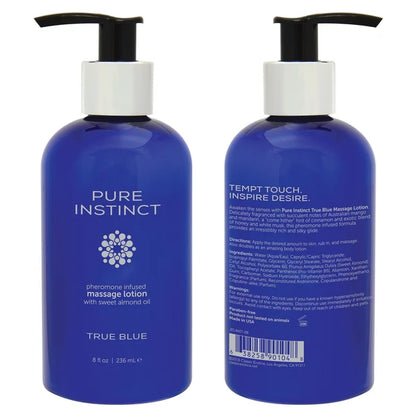 True Blue Pheromone Massage & Body Lotion - Pure Instinct