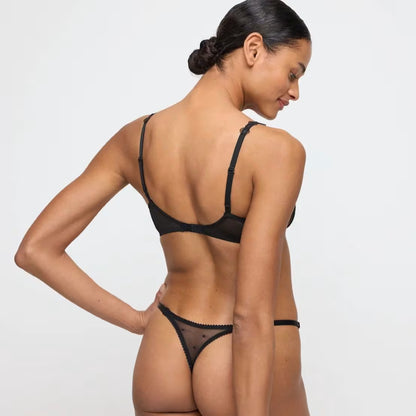 Annaelle Balcony Vertical Seam Bra In Black - Marie Jo