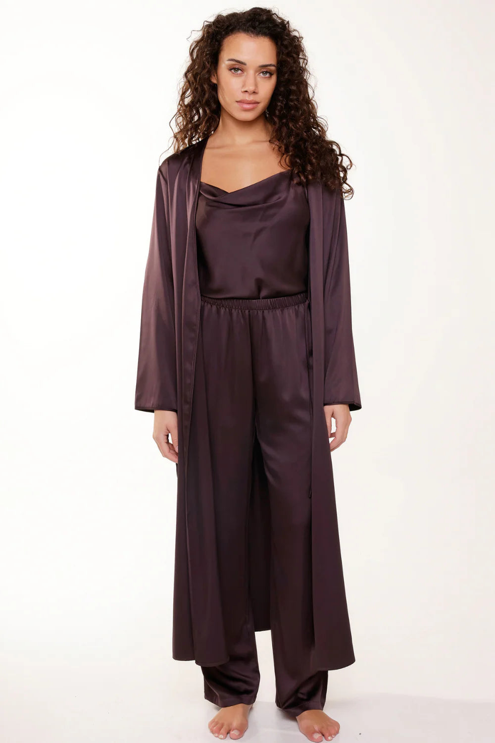 Satin Top & Pants Set - Lingadore