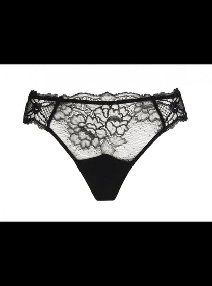 Sublime En Dentelle Thong In Black - Lise Charmel