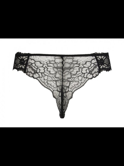 Sublime En Dentelle Thong In Black - Lise Charmel
