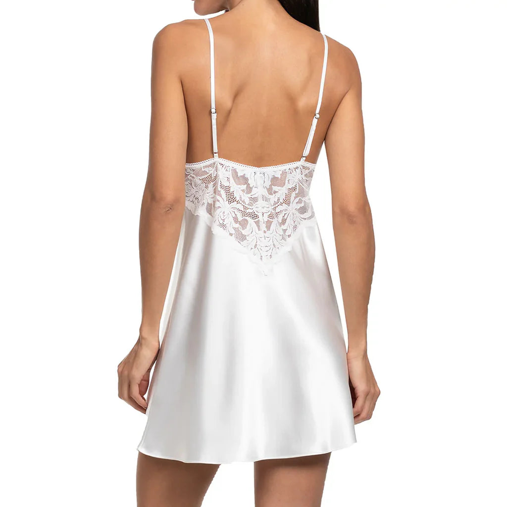 Lorena Chemise In Ivory - In Bloom