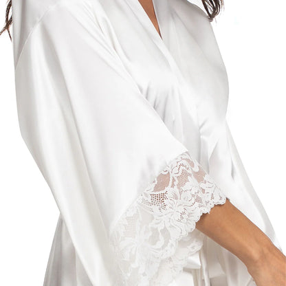 Lorena Wrap In Ivory - In Bloom