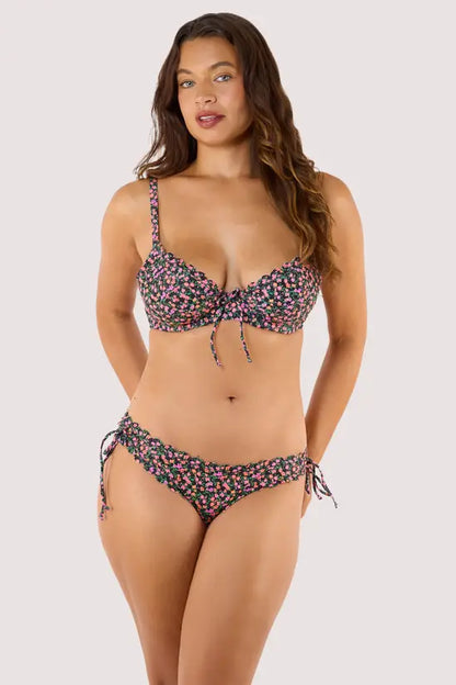 Ditsy Scallop Underwired Bikini Top - Peek & Beau