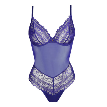 Cerina Bodysuit in Velvet Blue - Marie Jo