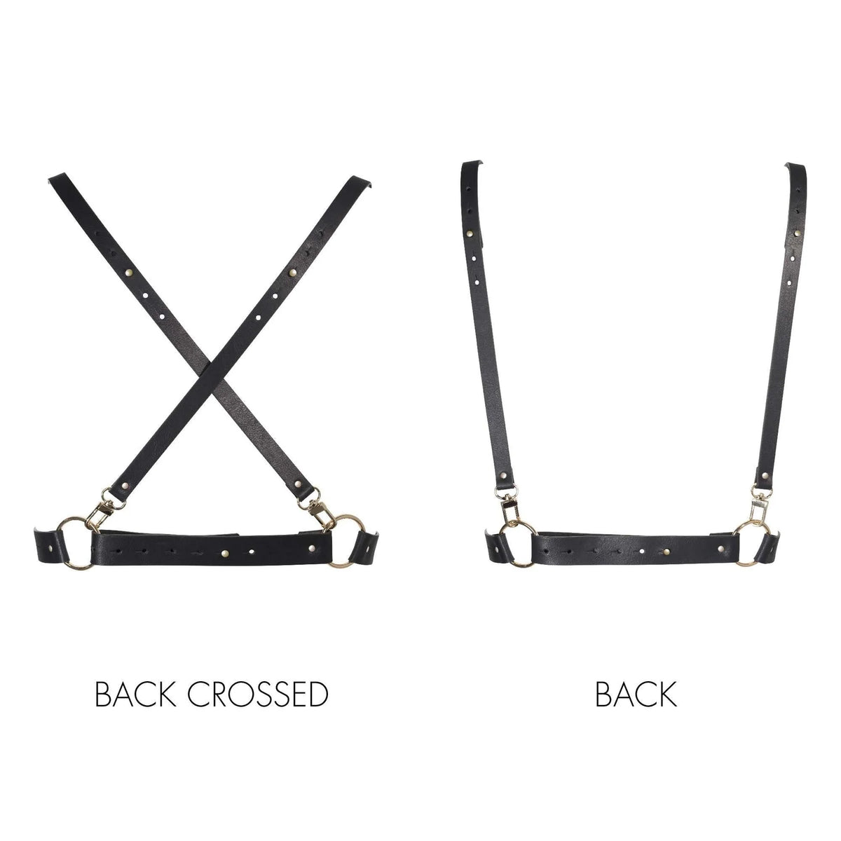 Maze X-Harness In Black - Bijoux Indiscrets