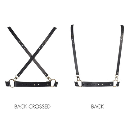 Maze X-Harness In Black - Bijoux Indiscrets