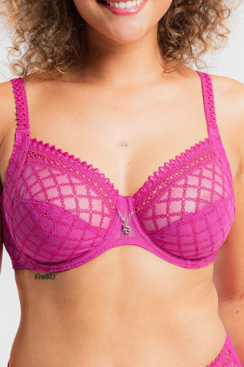 Paco Underwired Bra In Very Pink - Louisa Bracq