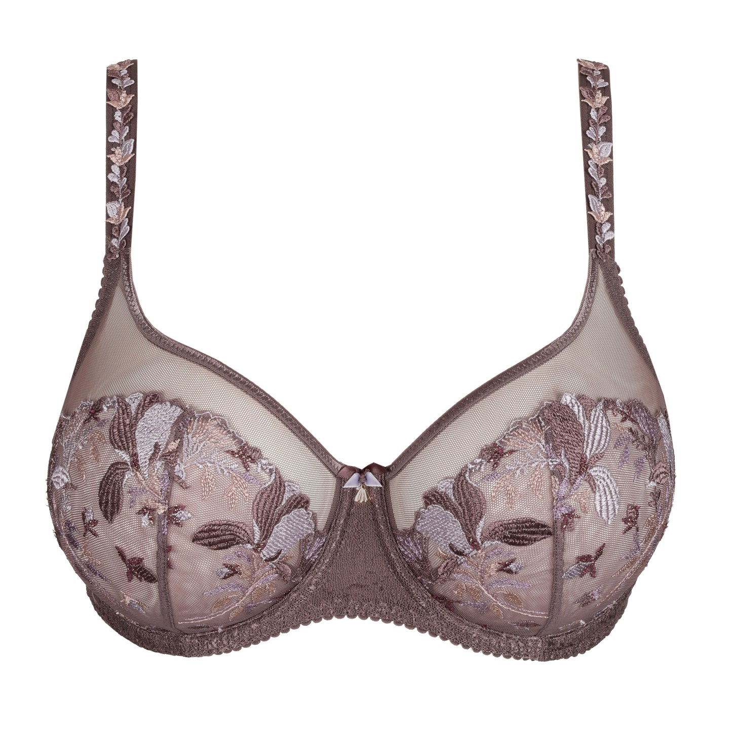 Mohala Balcony Bra Vertical Seam In Eye Shadow - Prima Donna