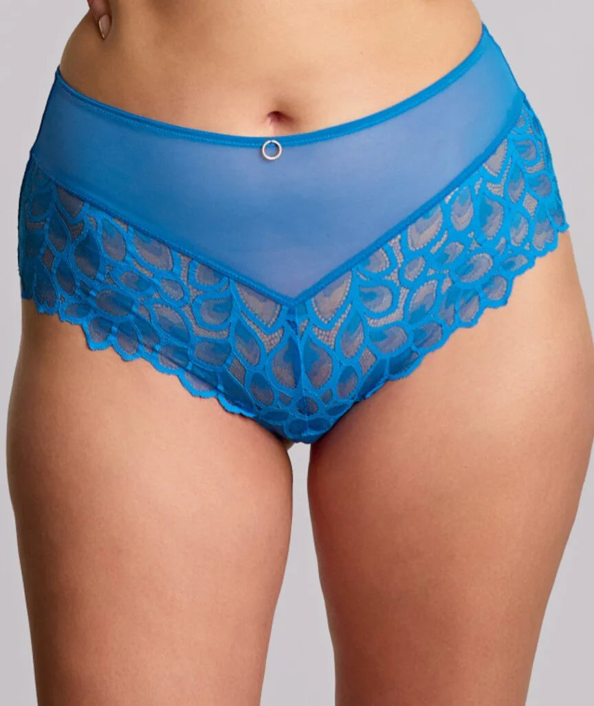 Allure Deep Brief in Azure Blue - Panache