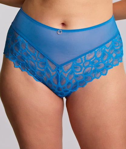 Allure Deep Brief in Azure Blue - Panache