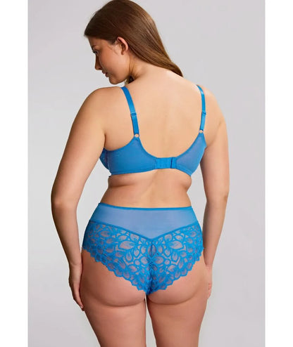 Allure Deep Brief in Azure Blue - Panache