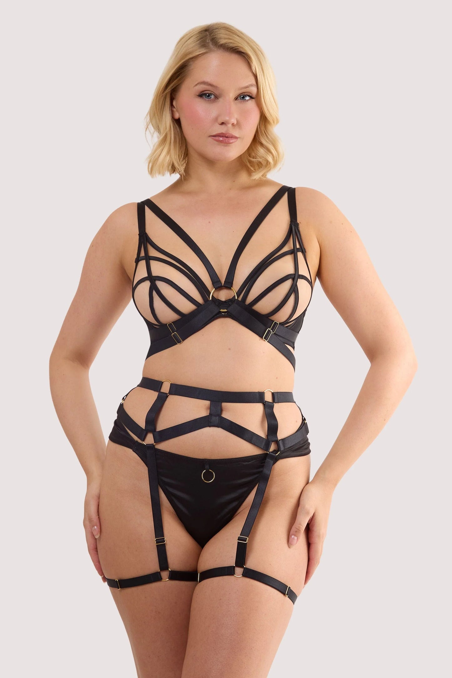 Aria Elastic Body Harness - Playful Promises