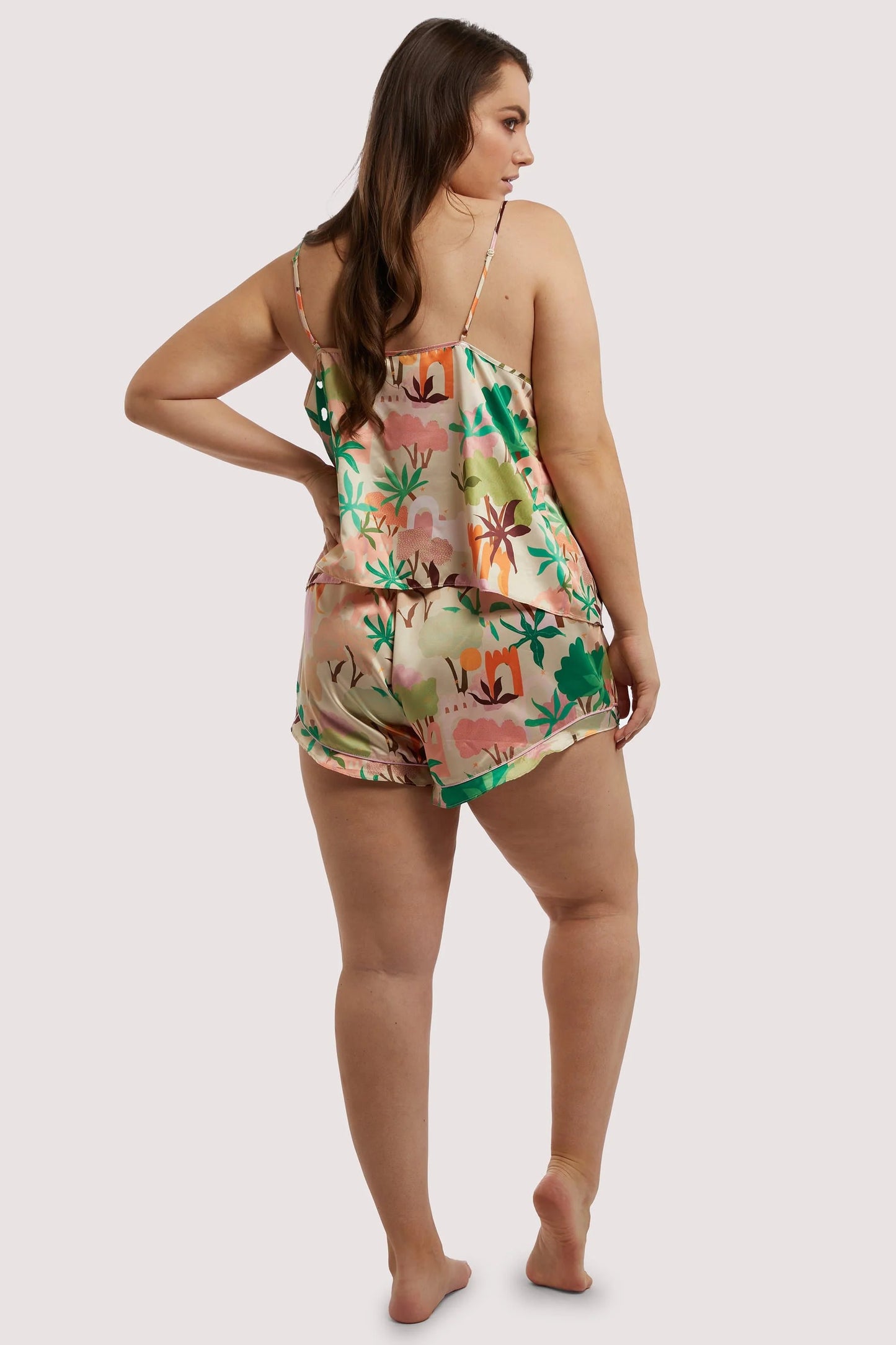 Alja Horvat Recycled Satin Shorts - Playful Promises