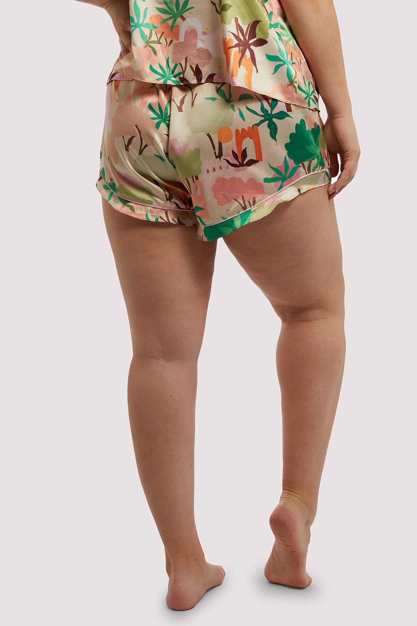 Alja Horvat Recycled Satin Shorts - Playful Promises