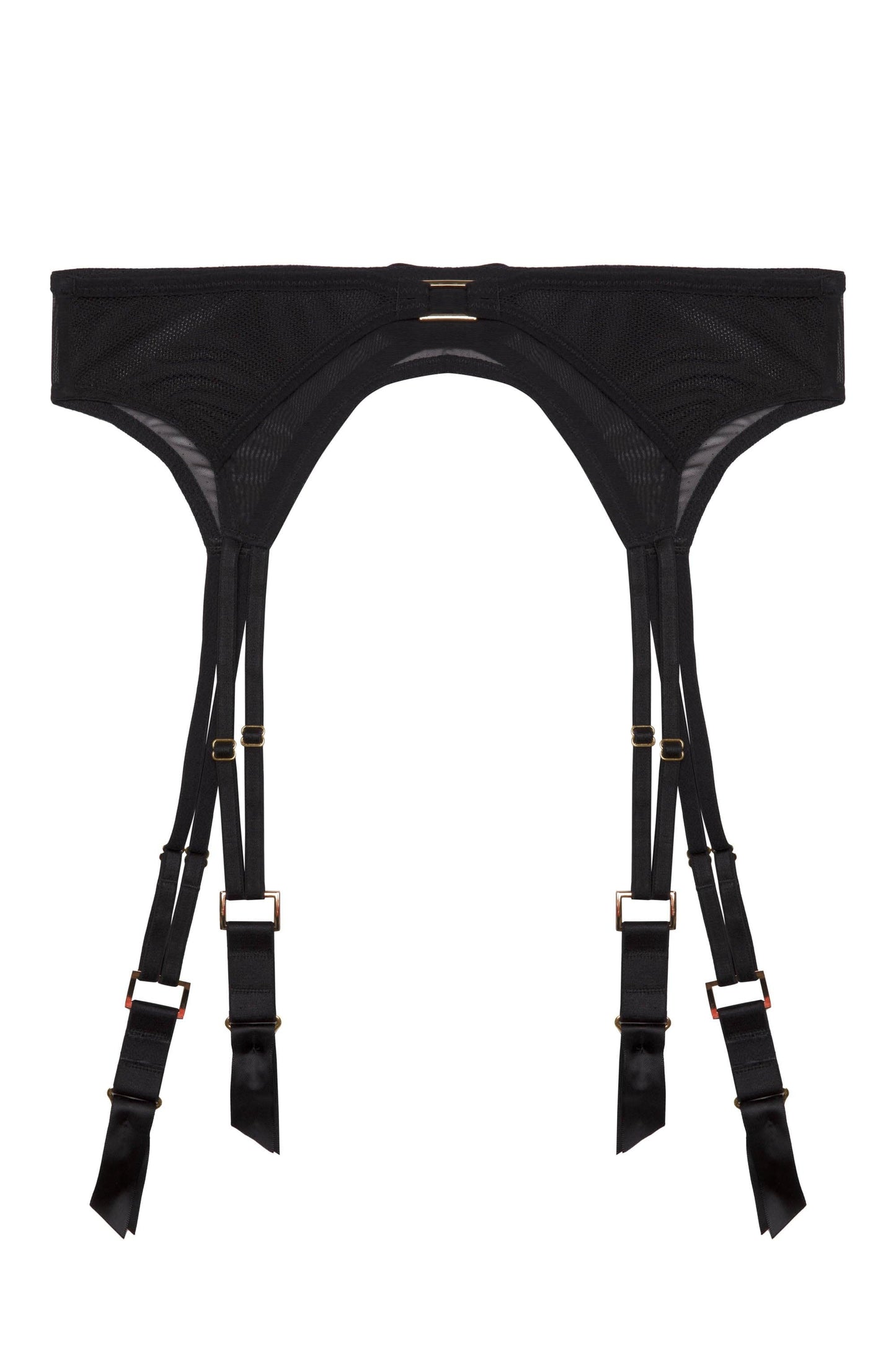 Holl & Strappy Fishnet Suspender Belt - Playful Promises