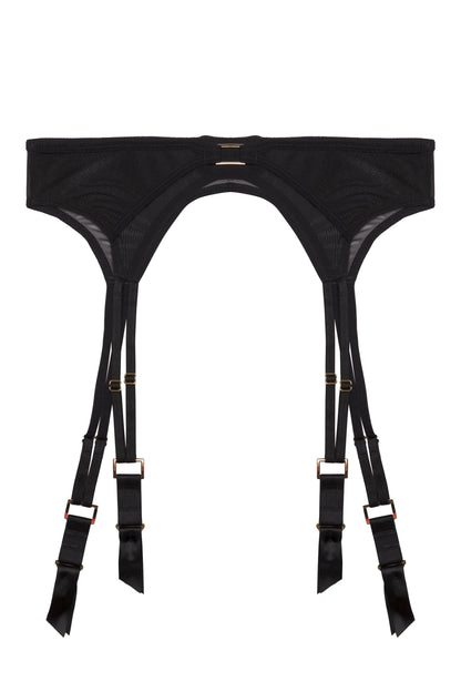 Holl & Strappy Fishnet Suspender Belt - Playful Promises