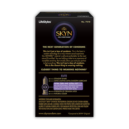 SKYN Elite Condom - LifeStyles