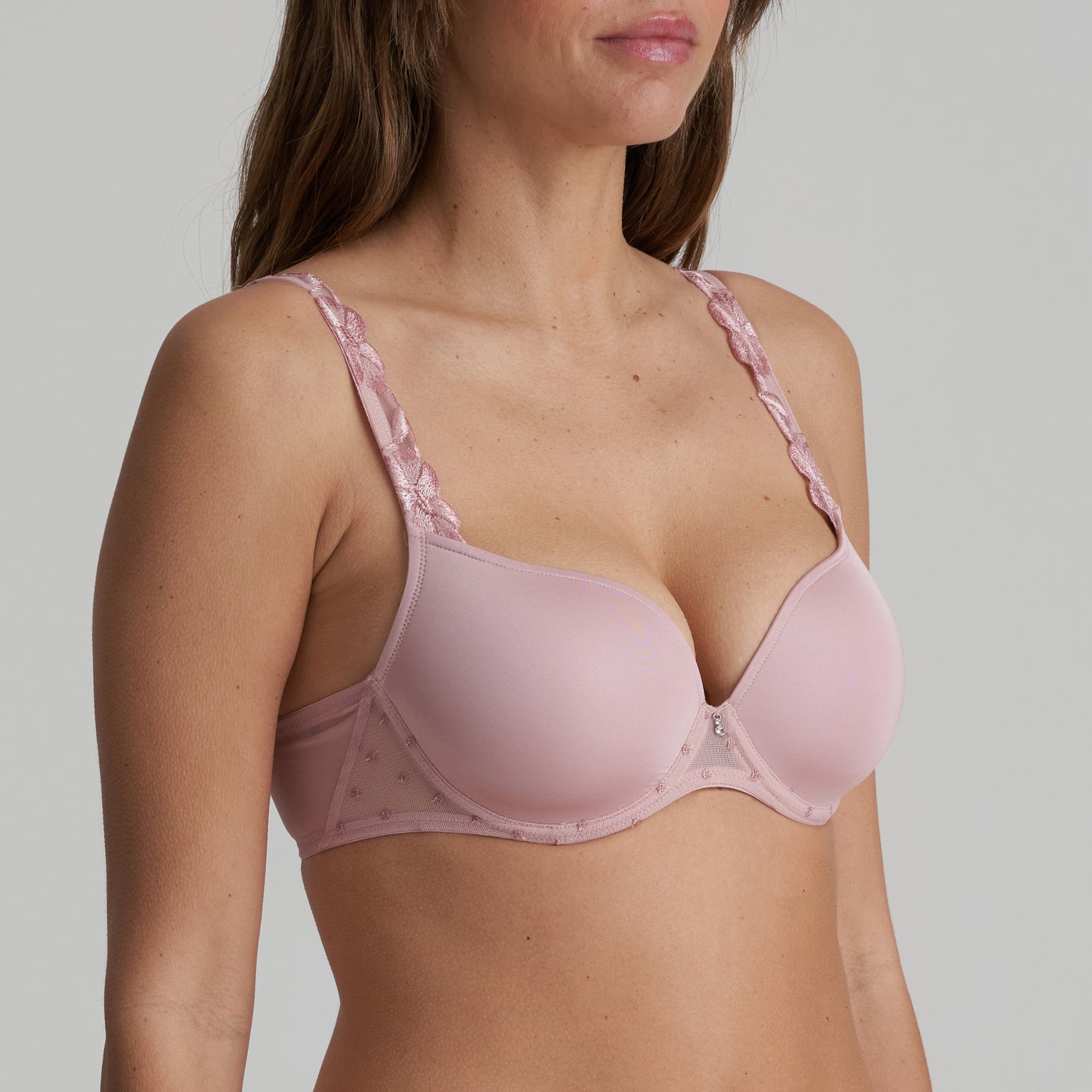 Agnes Padded Bra Heartshape In Vintage Pink - Marie Jo