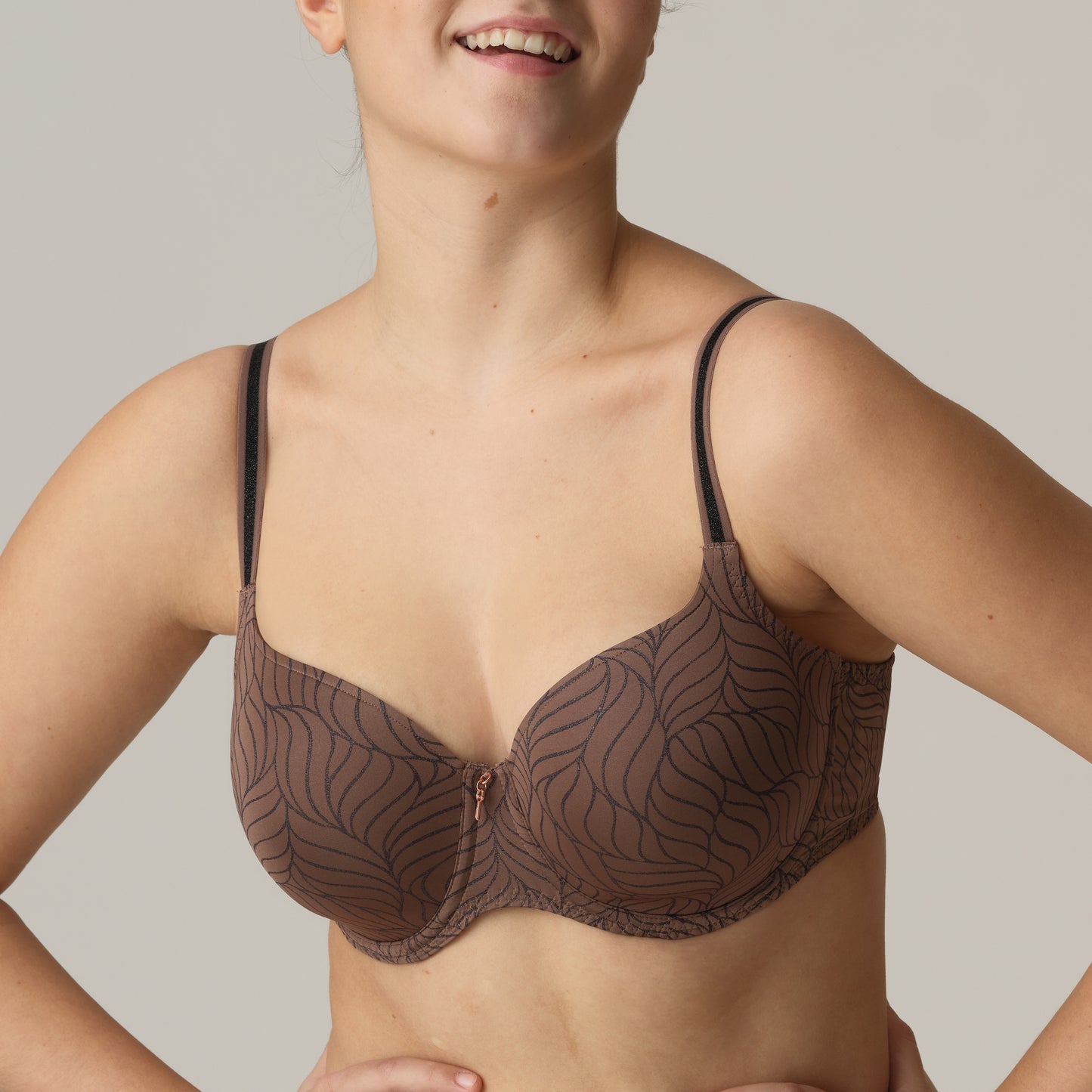 Ajusco Padded Heartshape Bra In Caribe Taupe - Prima Donna