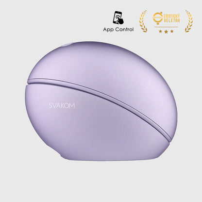 Pulse Galaxie Stimulator With Starlight Projector In Metallic Lilac - Svakom