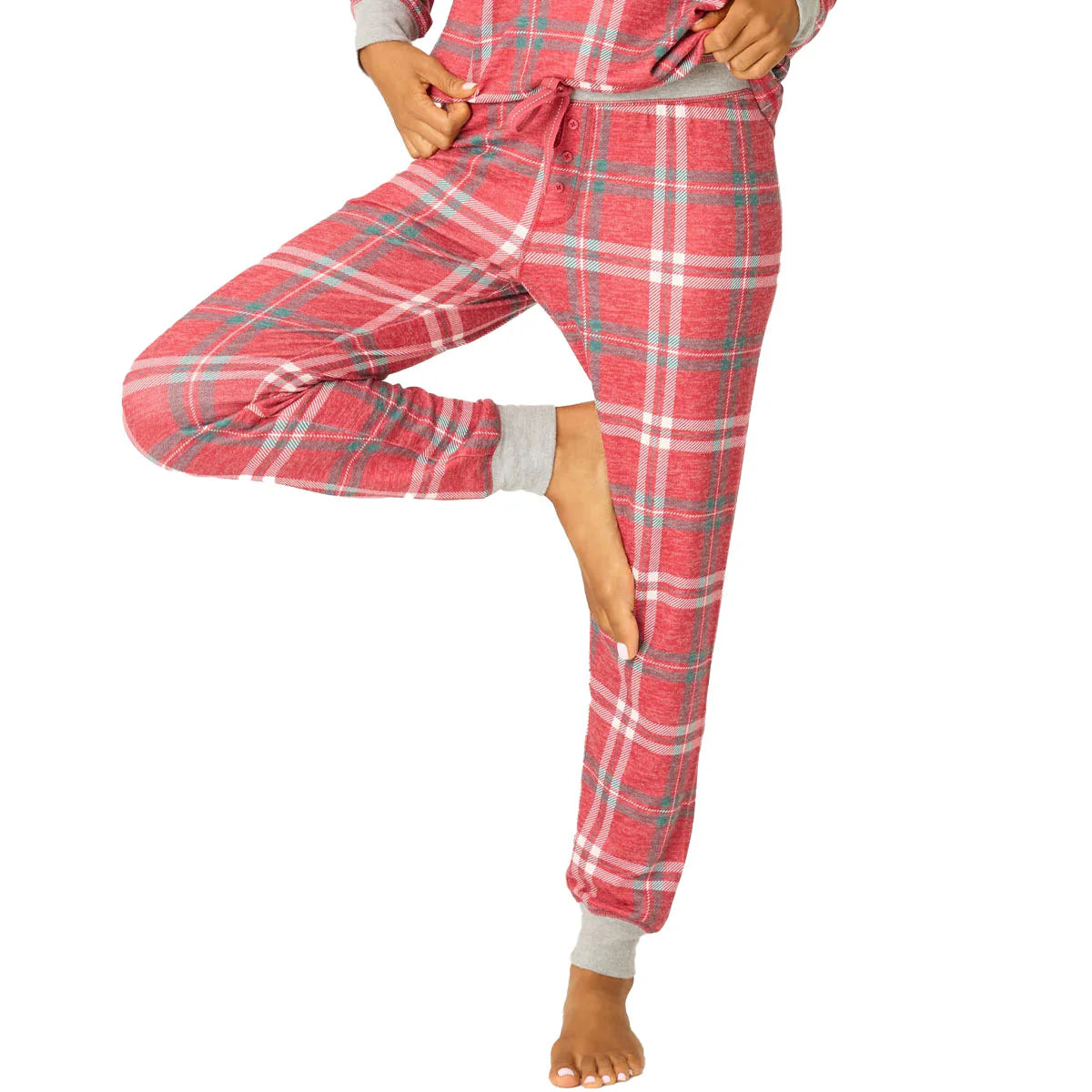Lets Get Toasty Jammie Pant In Samba Red - PJ Salvage