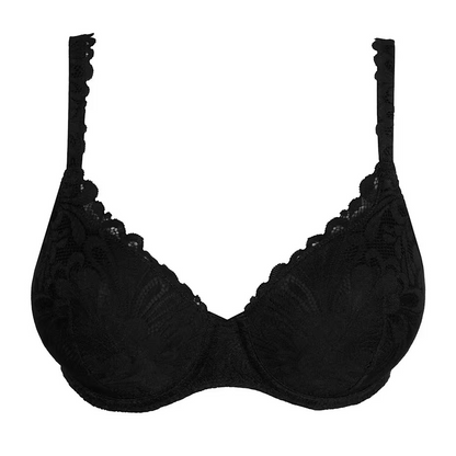 Rupi Padded Heartshape Bra In Black - Prima Donna Twist