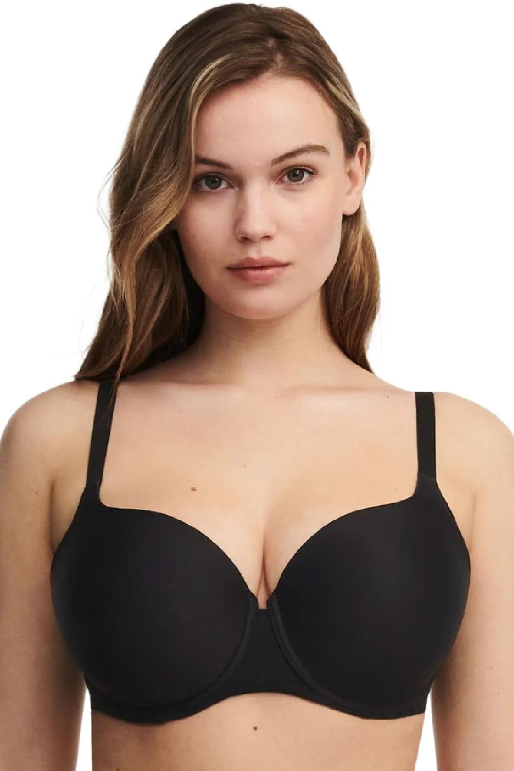 Norah Comfort Smooth Sweetheart T-Shirt Bra In Black - Chantelle