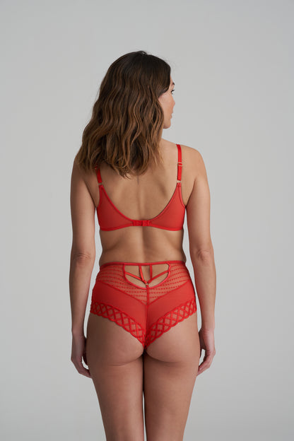 Jhana Balcony Vertical Seam Bra In Fiesta Red - Marie Jo