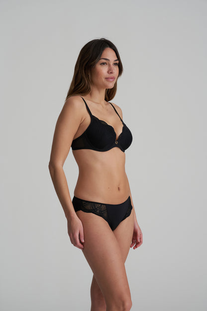 Cathia Padded Heartshape Bra In Black - Marie Jo