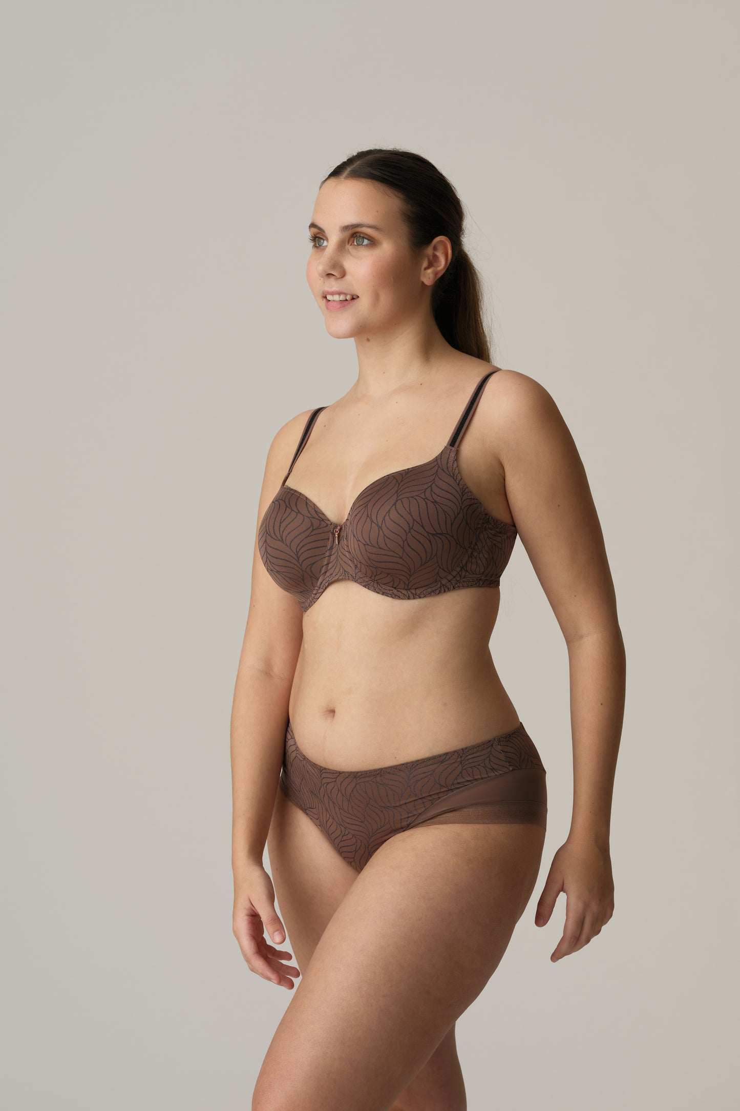 Ajusco Padded Heartshape Bra In Caribe Taupe - Prima Donna