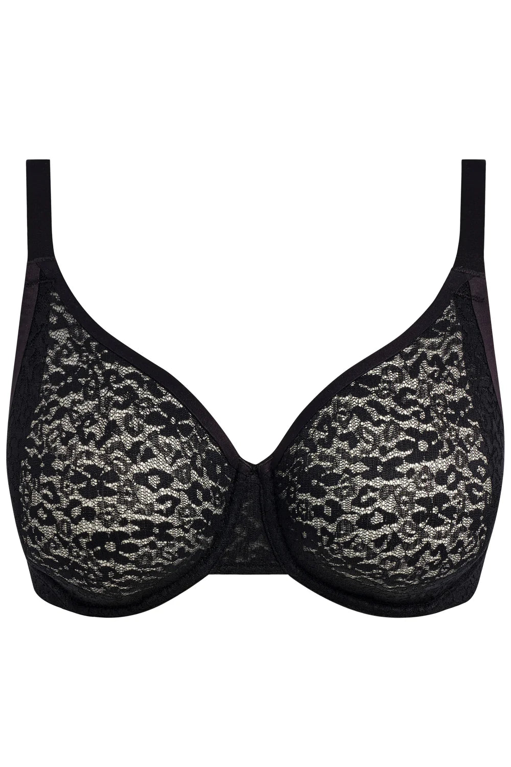 Serenne UW Moulded Non-Padded Bra In Black - Freya