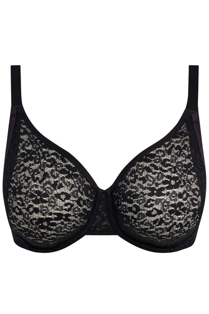 Serenne UW Moulded Non-Padded Bra In Black - Freya