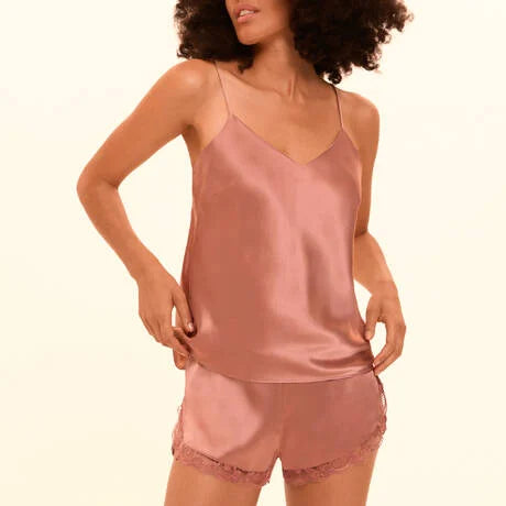 Love Me Night Top in Smokey Pink - Simone Perele
