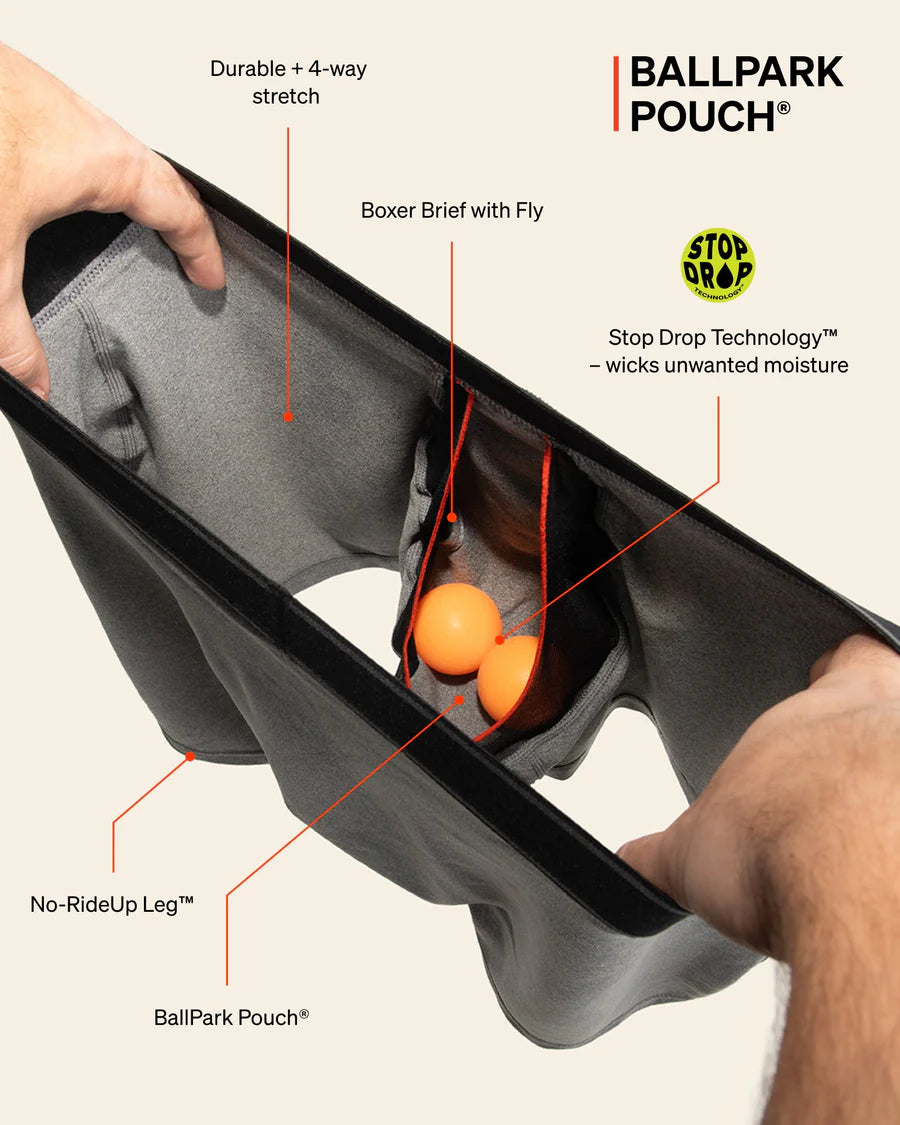 Daytripper Comfort Stretch Boxer Brief Fly in Ikat Chevron Deep Navy - SAXX