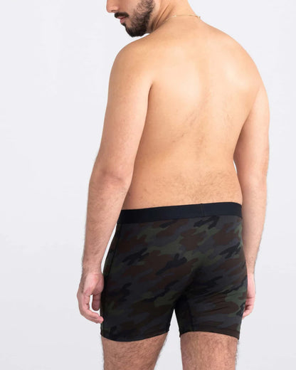 Daytripper Comfort Stretch Boxer Brief Fly in Black Ops Camo - SAXX