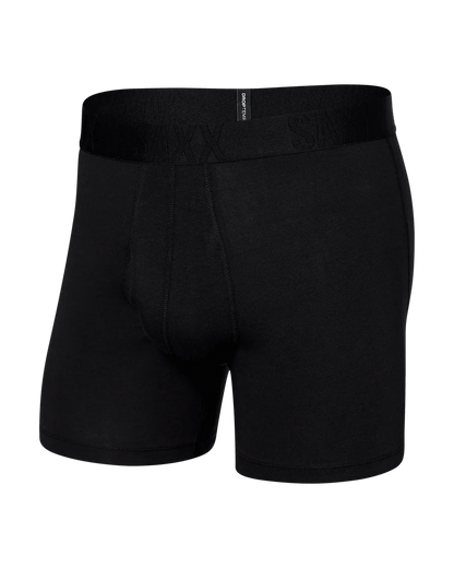 Droptemp Cooling Cotton Boxer Brief Fly in Black - SAXX